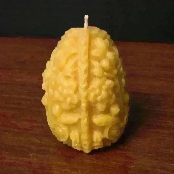 Blossom  Hill Nursery Handmade Beeswax Candle - Carved Egg - Picture 2 of 4